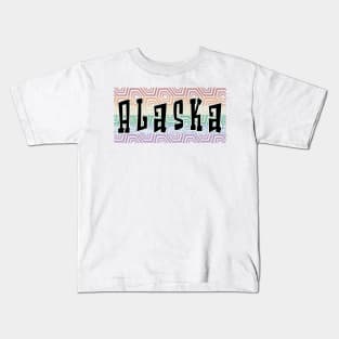 LGBTQ PATTERN AMERICA ALASKA Kids T-Shirt